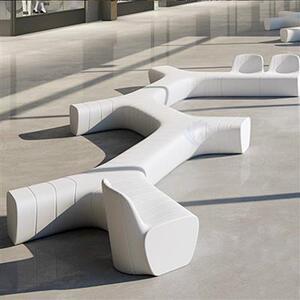 玻璃钢艺术座椅 当实用家具遇见雕塑美学